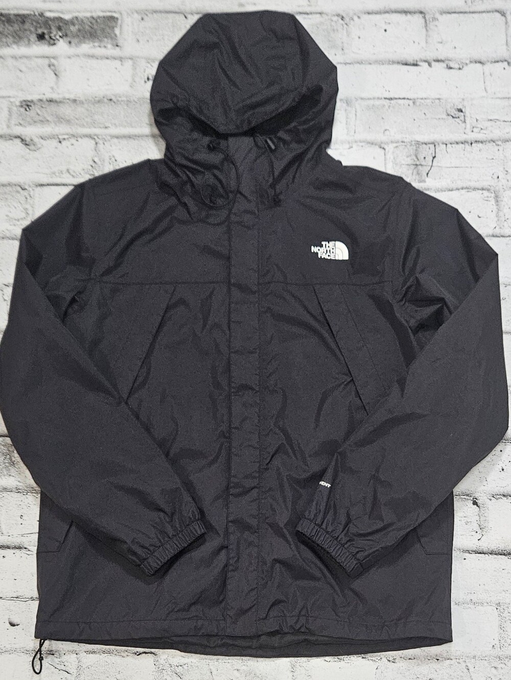 The North Face DryVent Hooded Rain Jacket Black Men's Large Waterproof